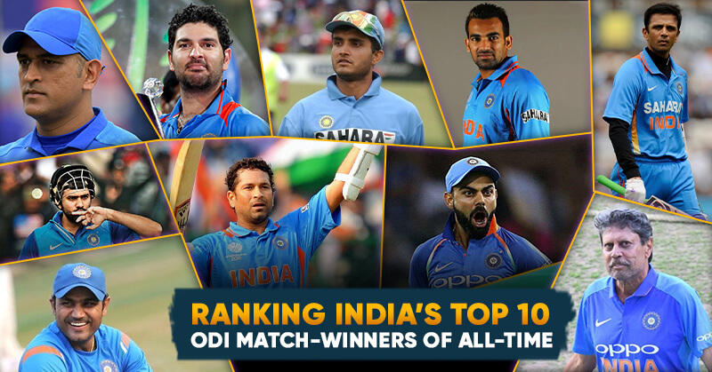 Top 10 Indian ODI Match-Winners of All Time