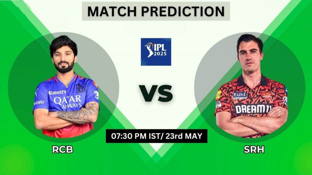 RCB vs SRH Head To Head