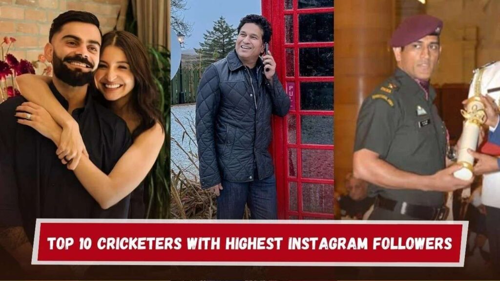 Cricketers With Highest Instagram Followers