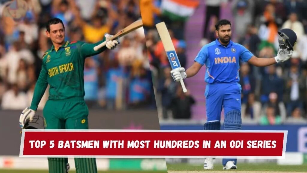 Top 5 Batsmen with Most Hundreds in an ODI Series