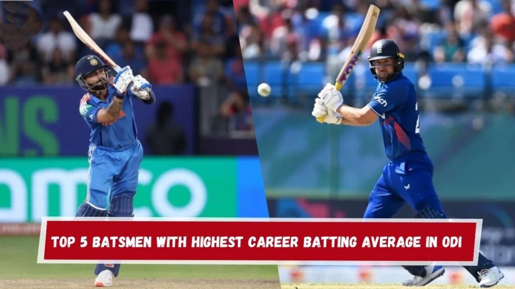 Highest Career Batting Average in ODI