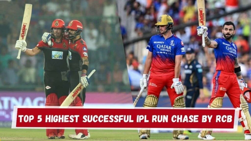 Highest Successful IPL Run Chase By RCB