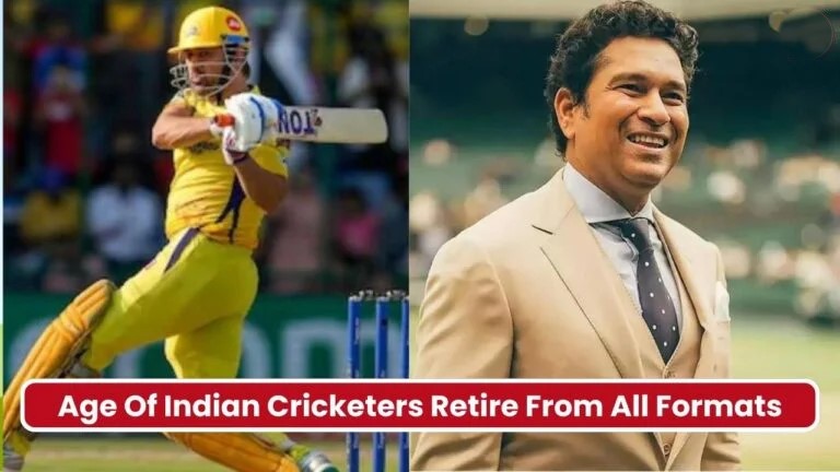 Retirement Age Of Indian Cricketers